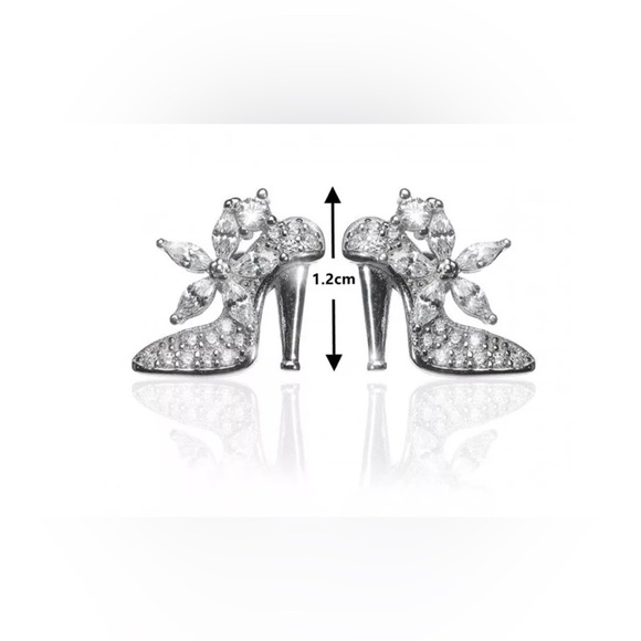 Jewelry - 925 Silver Filled Stud Shoe Earring